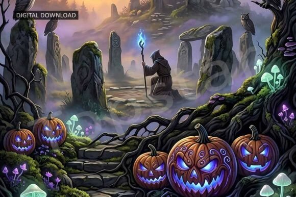 Download Fantasy Landscape Spooky Halloween Decor - Halloween decor Collection