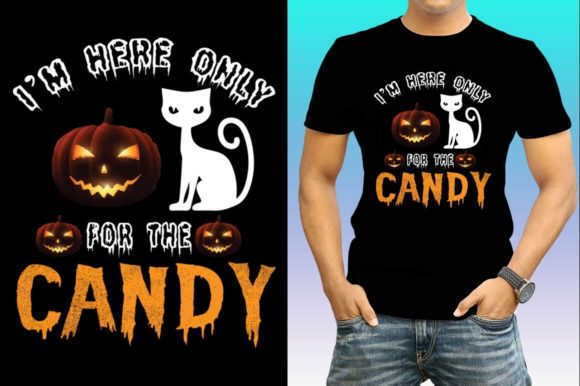 Download Halloween Candy Custom T-Shirt Design - Halloween candy Collection