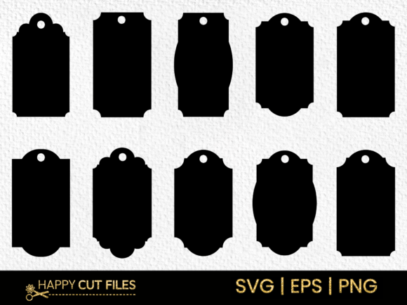 Download Vintage Gift Tags Svg Bundle Cutfiles - Gift Collection